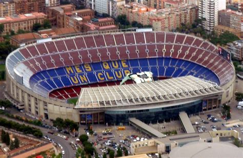 Camp nou (fc barcelona), barcelona, barcelona. 11 famous football stadiums, #9 is particularly interesting