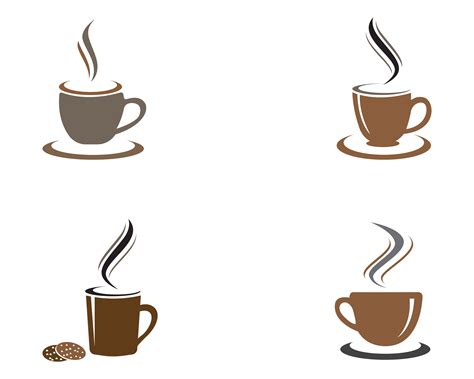 Coffee cup Logo Template vector icon design 585092 Vector Art at Vecteezy