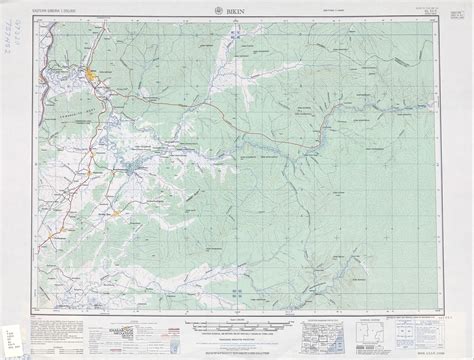 Eastern Siberia Ams Topographic Maps Perry Castañeda Map Collection
