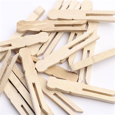 flat unfinished wood clothespins clothespins wood crafts craft supplies factory direct craft