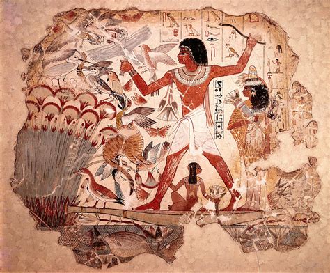 Ancient Egyptians Hunting Painting By Brian Brake Pixels