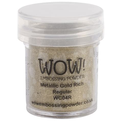 Wow Embossing Powder 15ml Gold Rich 5060210520120