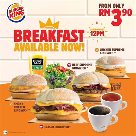 The croissan'wich was the first major breakfast sandwich product introduced by the company. New Burger King Breakfast | LoopMe Malaysia