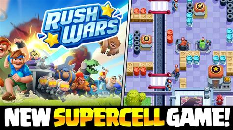 NEW SUPERCELL GAME RUSH WARS REVEAL EXCLUSIVE LOOK YouTube