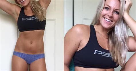 Une blogueuse fitness dénonce l illusion du corps parfait en deux photos