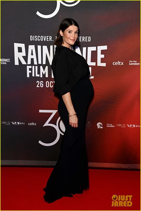 Gemma Arterton Is Pregnant Debuts Baby Bump At Raindance Film Festival