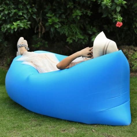 Inflatable Lounger Air Sofa Lazy Bed Sofa Portable Organizing Bag Water