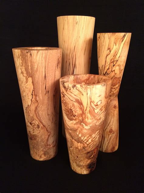 Beautiful Spalted Maple Wood Wood Vase Wood Turning Wood Lathe