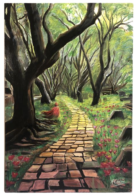 Forest Path Fantasy Painting — Anthony Christou Illustration