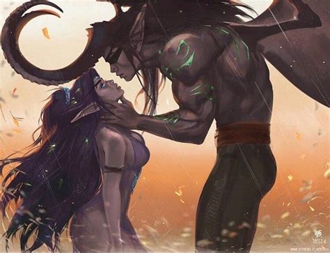 tbh i ve always shipped tyrande and illidan together more mostly because i don t like malfurion