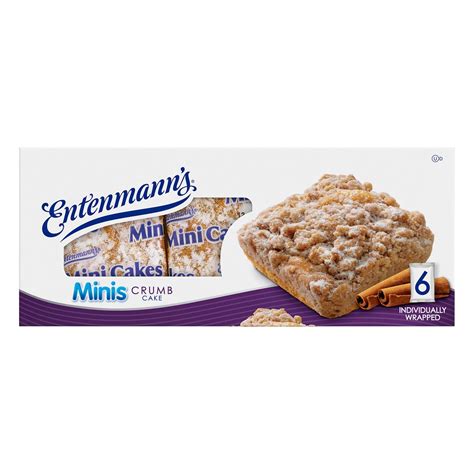 Entenmanns Minis Crumb Cake Shop Snack Cakes At H E B
