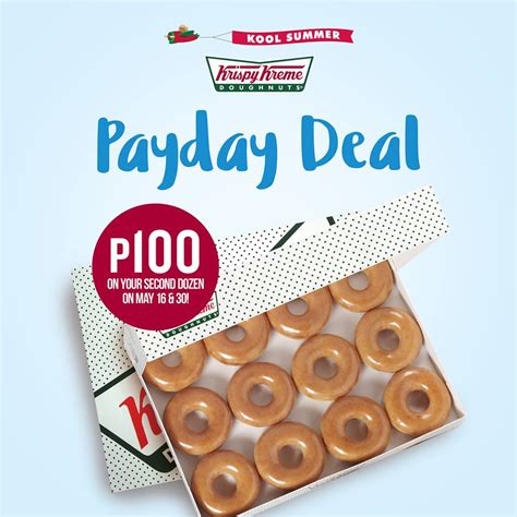 Krispy kreme doughnuts (5090 redwood drive, rohnert park, ca). Krispy Kreme Pay Day Deal | Manila On Sale