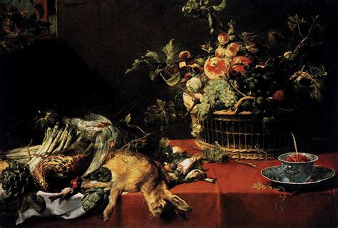 Still Life With Fruit Basket And Game Frans Snyders