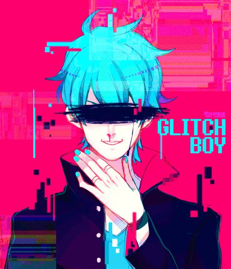 Glitch Boy Anime Glitch Glitch Art