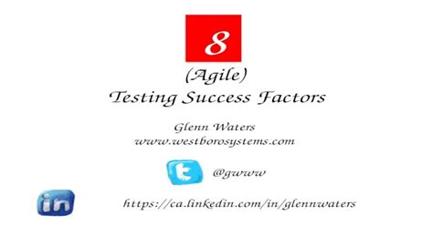 8 Agile Testing Success Factors Pptx Powerpoint