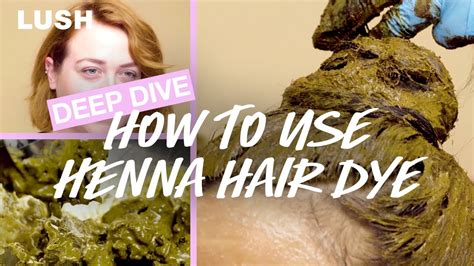 Lush Deep Dive Henna Instructions Youtube