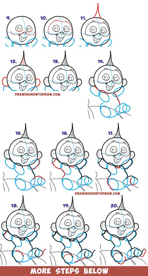 How To Draw Jack Jack Parr From The Incredibles Print