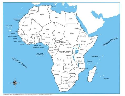 We can create the map for you! Africa Labeled Map | Map Of Africa