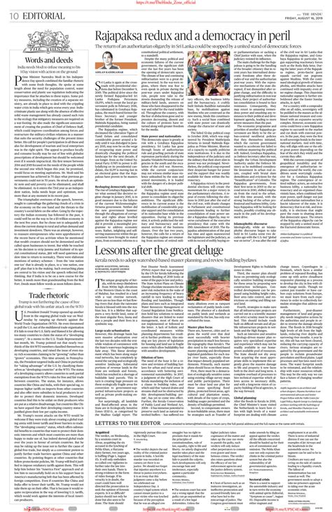 Books And Notes The Hindu Editorial Page Created With Publitas Com