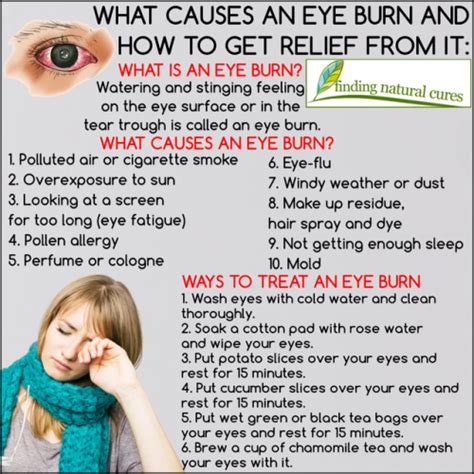 What Causes An Eye Burn And How To Get Relief From It Burn Remedy