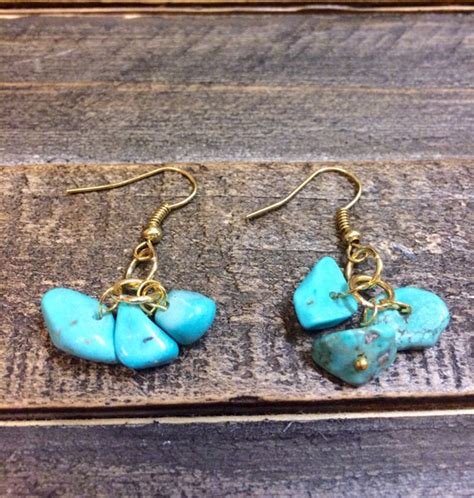 Items Similar To Turquoise Earrings On Etsy
