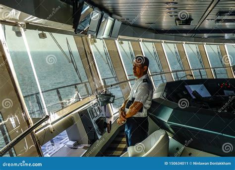 Captain Cabin Of The Cruise Liner Editorial Image