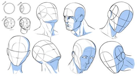 how to draw heads at various angles on deviantart
