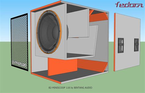 Speaker Box Mini Scoop Inch Bass Ideal Untuk Indoor Dan Outdoor