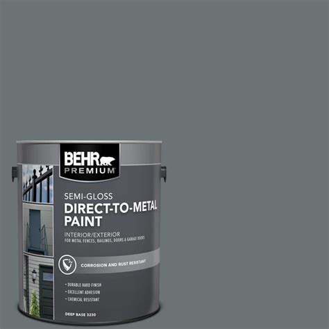 Behr Premium 1 Gal Mq5 28 Dawn Gray Semi Gloss Direct To Metal