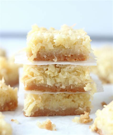 Buttery Coconut Bars Condensed Milk Recipes Desserts Sweetened
