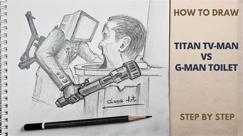 How To Draw 😱😱😱 Titan Tv Man Vs G Man Toilet Skibidi Toilet 47 Youtube