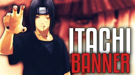 Itachi Uchiha Banner Template Psd Free Youtube