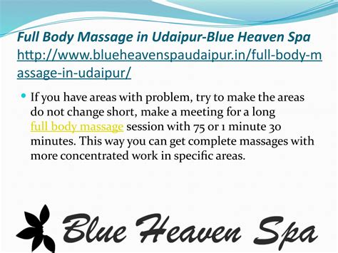 Full Body Massage In Udaipur Blue Heaven Spa By Shaileshmatrix11 Issuu