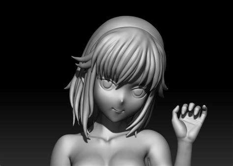 Anime Figure Sexy Girl Stl 3d Model 3d Printable Cgtrader