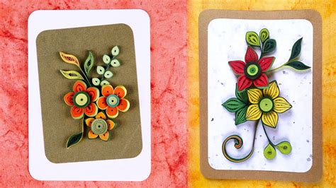 All the links are down below. How To Make Homemade Greeting Cards | Paper Quilling ...