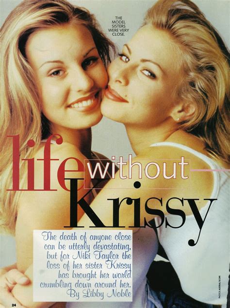 Krissy And Niki Taylor Girlfriend Magazine Australia October 1995 Vintage Makeup Ads Vintage