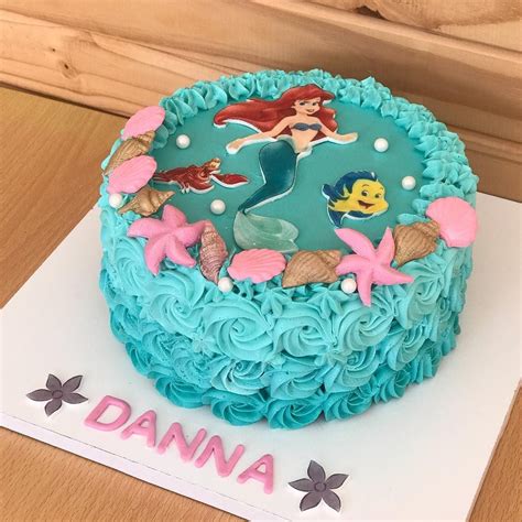 Daniela Torta Para Fiesta Tortas De Cumpleaños De Sirena Pastel