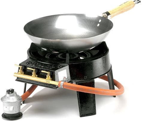 Hot Wok Pro 12kw Gas Burner Wok Cooking Set Hotwok Camping Gas Bbq Barbeque Ebay
