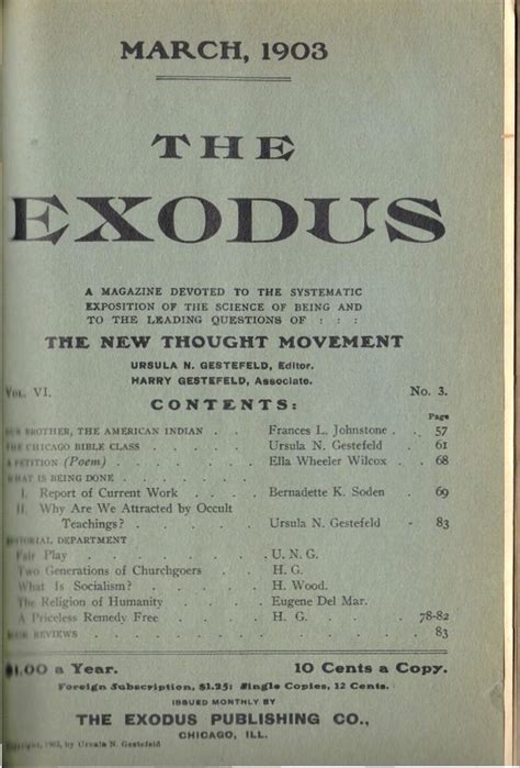 The Exodus Iapsop