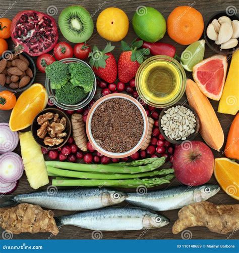 Healthy Lifestyle Food Stock Image Image Of Antioxidant 110148689
