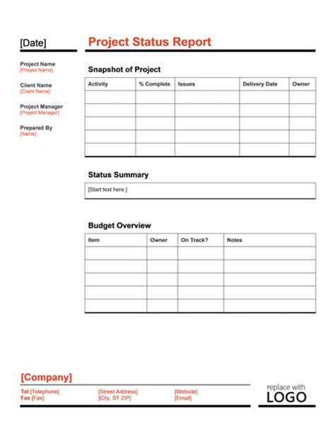 25 Weekly Activity Report Template Word Best Template Design