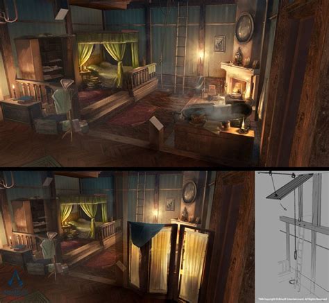 Assassin S Creed Unity Arno S Room By Rez Art On DeviantArt