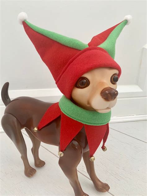 Elf Costume Dog Elf Costume Dog Christmas Costume Pet Etsy