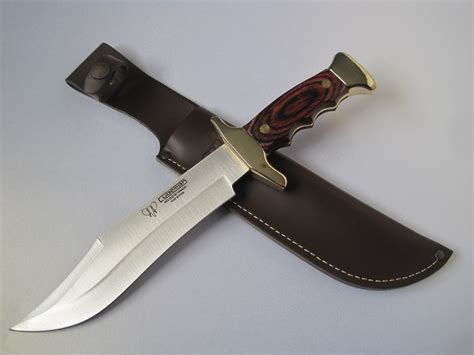 202r Cudeman Stamina Wood Large Bowie Knife
