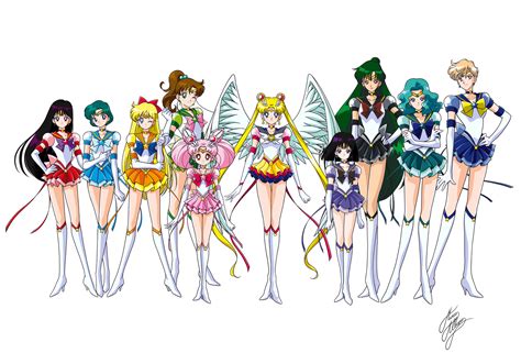 Senshi Eternal By Marco Albiero Sailor Moon Sailor Mini Moon Sailor Moon Stars Sailor
