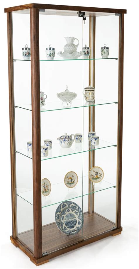 Small Curio Cabinet With Glass Doors Photos Cantik