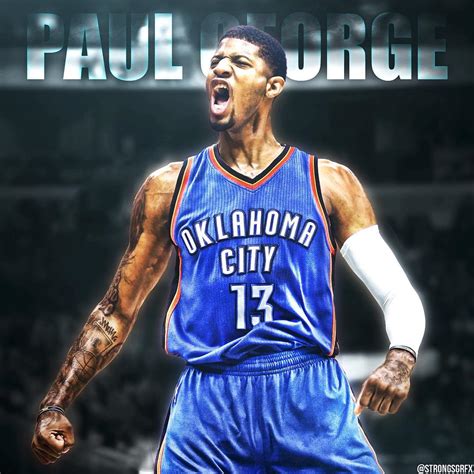 Paul George Oklahoma City Thunder Wallpapers Wallpaper Cave