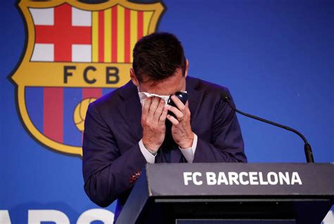 Lionel Messis Heartbreaking Speech During Barcelona Farewell
