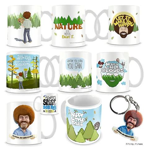 Ah The Joy Of Bob Ross Inspired Products On If Its Hip Its Here