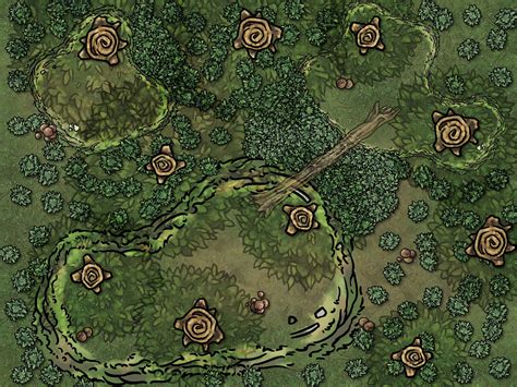 Forest Encounter Battle Map Inkarnate Create Fantasy Maps Online